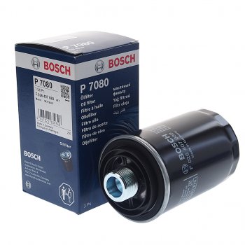 1 179 р. Фильтр масляный VW AUDI (04-) (1.82.0) (TSITFSI) BOSCH BOSCH f026407080  с доставкой в г. Керчь. Увеличить фотографию 1