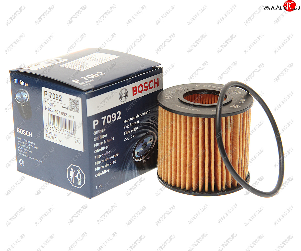 429 р. Фильтр масляный TOYOTA Auris,Corolla (09-) (1.6),Avensis (09-),Rav 4 BOSCH BOSCH f026407092 BOSCH f026407092  с доставкой в г. Керчь