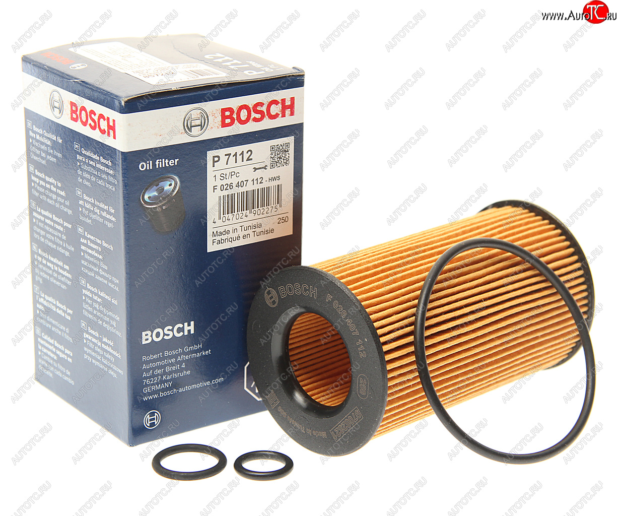 759 р. Фильтр масляный MERCEDES C,E,S,ML,G,Sprinter (M112,M113) LAND ROVER Range Rover BOSCH BOSCH f026407112  с доставкой в г. Керчь