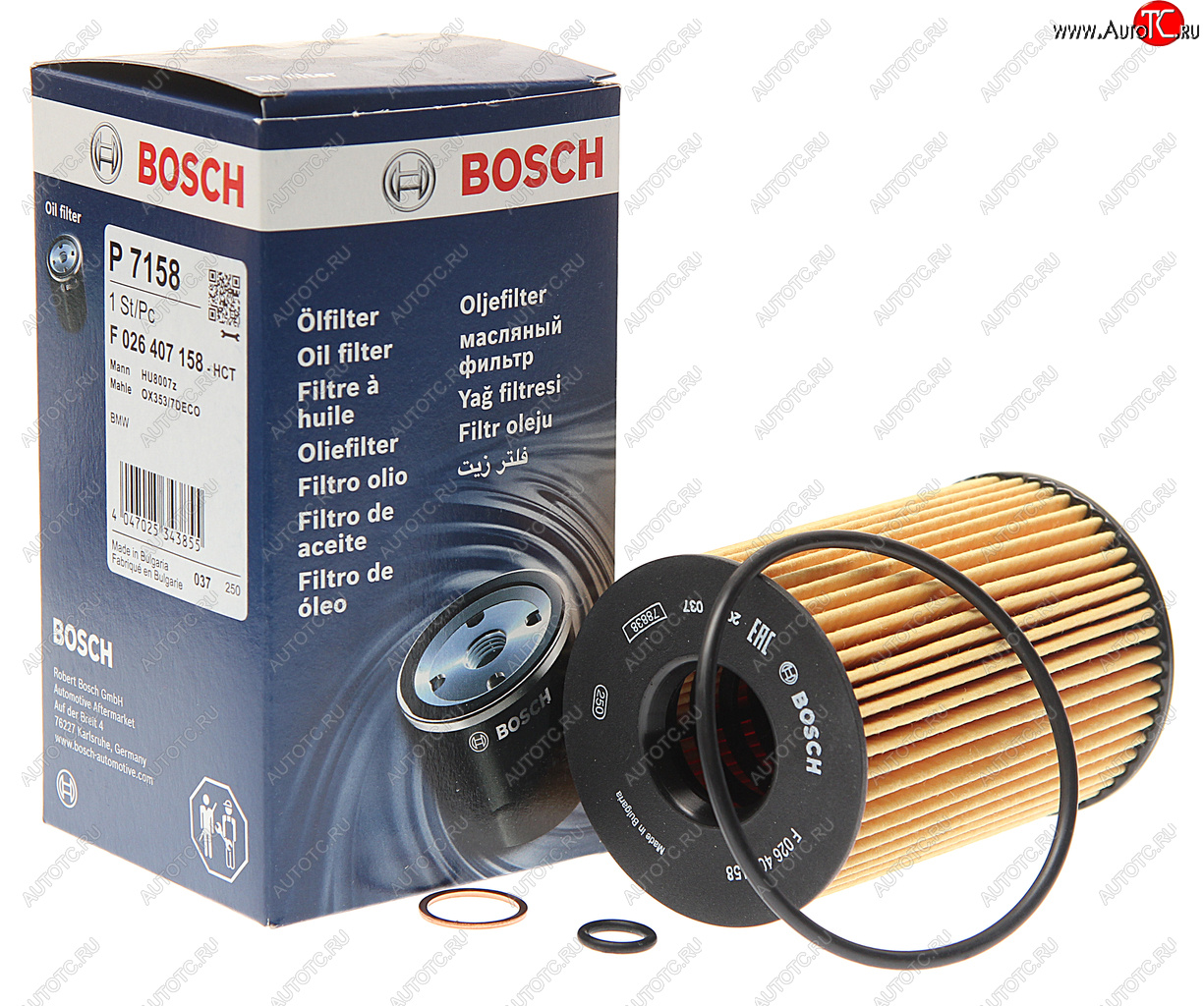 1 999 р. Фильтр масляный BMW 5 (F10),7 (F01-F04),X5 (E70),X6 (E71,E72) (4.5-6.0) BOSCH BOSCH f026407158 BOSCH f026407158  с доставкой в г. Керчь