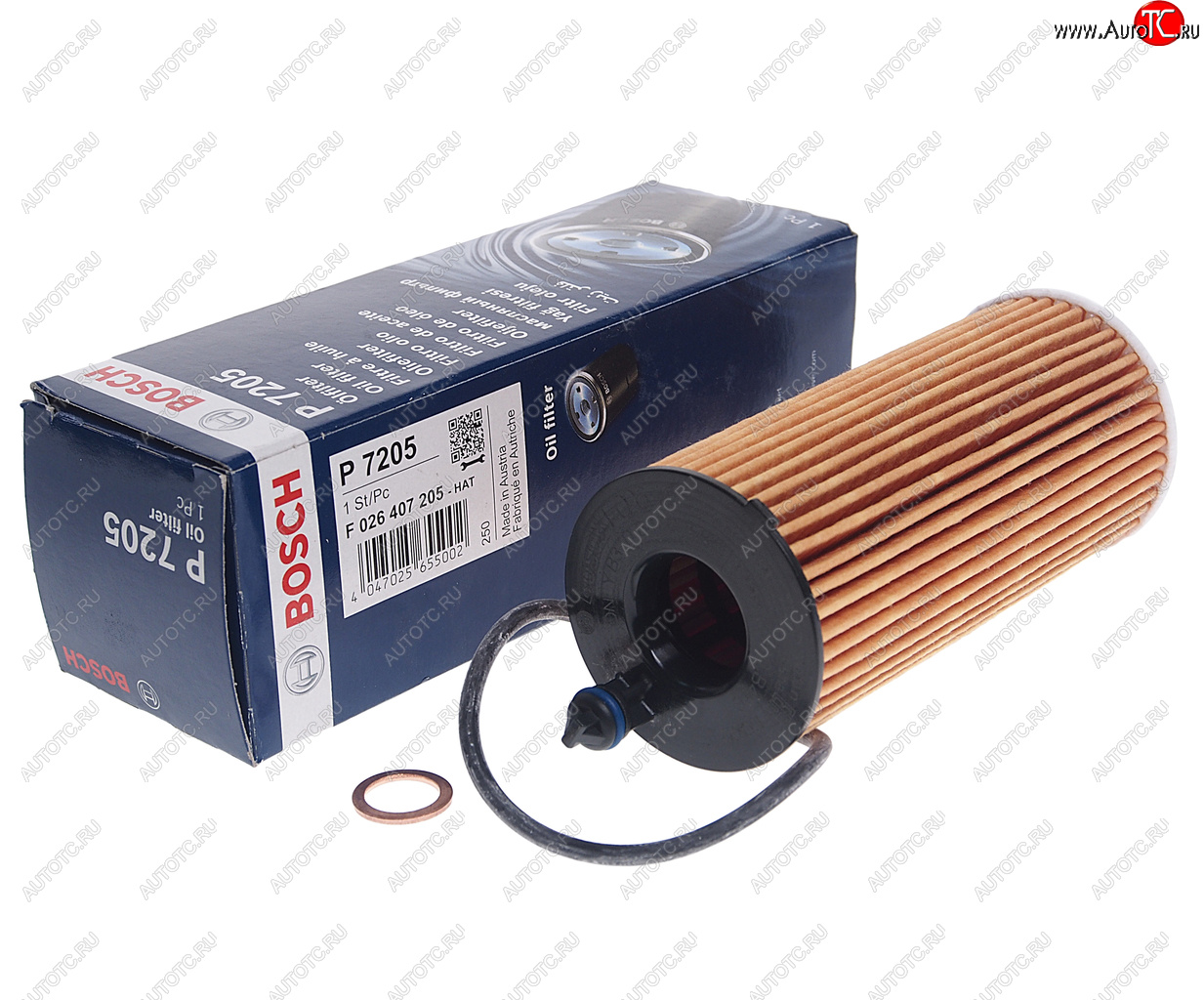 1 639 р. Фильтр масляный BMW 2 (F22),5 (F10,F18),X3 (F25),X4 (F26) BOSCH BOSCH f026407205  с доставкой в г. Керчь
