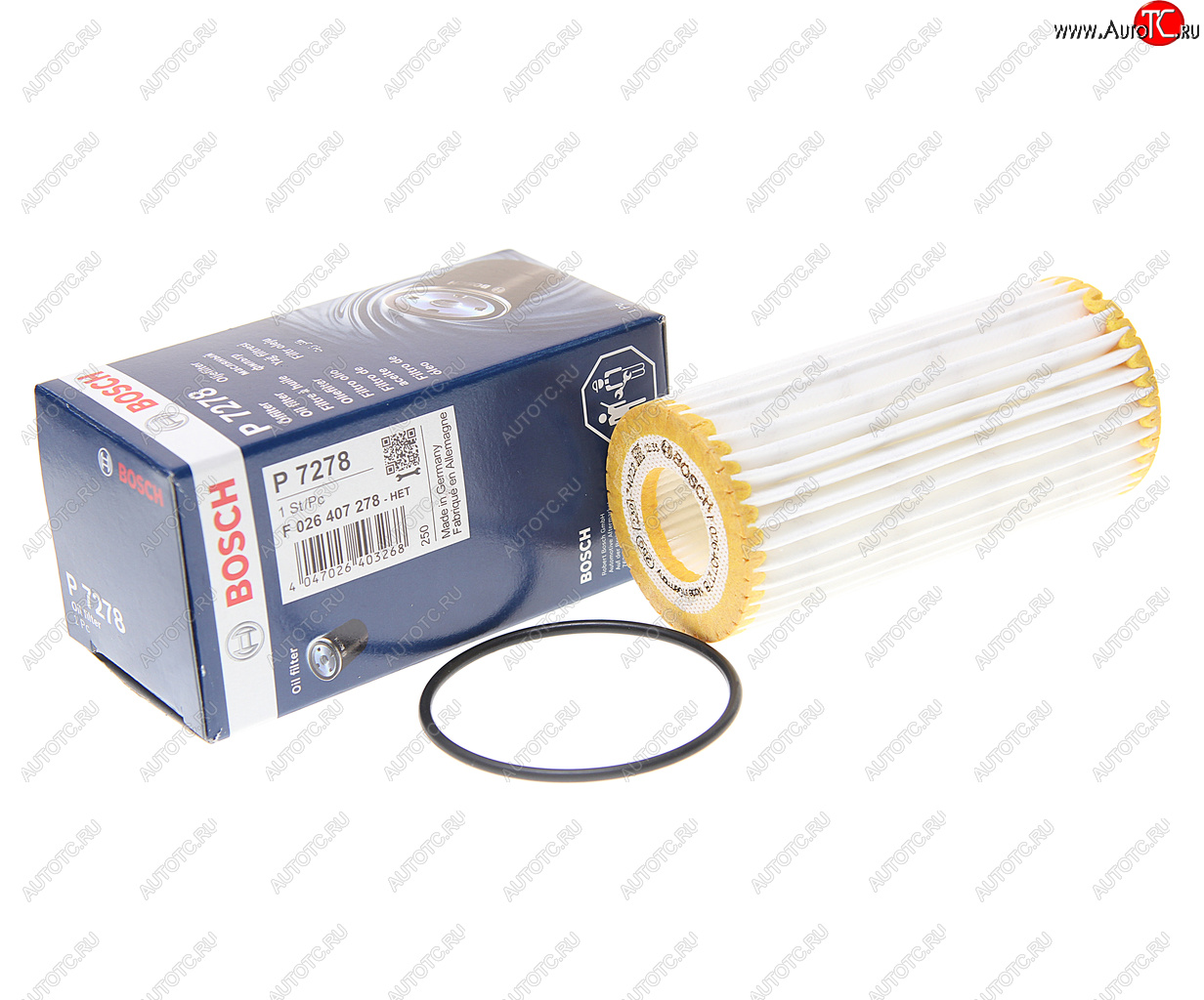 1 139 р. Фильтр масляный VW AUDI SEAT SKODA (12-) (1.82.0 TSITFSI) BOSCH BOSCH f026407278  с доставкой в г. Керчь