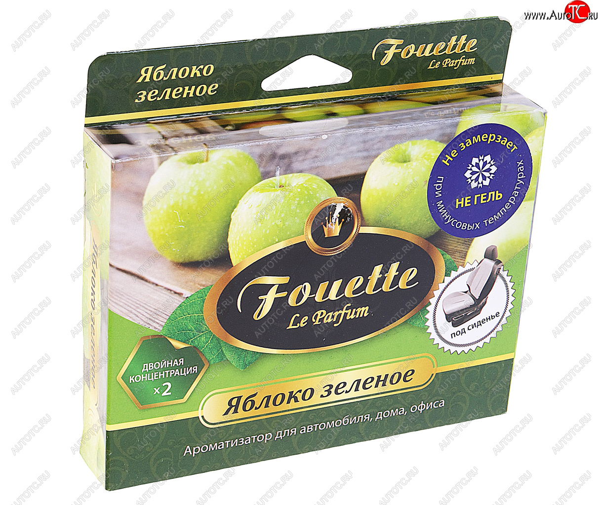 219 р. Ароматизатор под сиденье пенный (райское яблочко) 200г FOUETTE FOUETTE f-19  с доставкой в г. Керчь