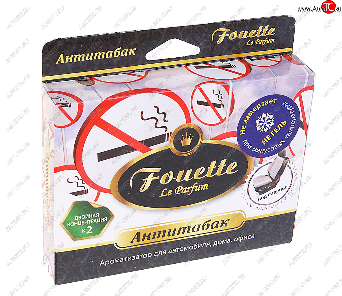 219 р. Ароматизатор под сиденье пенный (антитабак) 200г FOUETTE FOUETTE f-22  с доставкой в г. Керчь