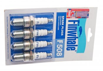 589 р. Свеча зажигания ВАЗ-2108 F508 комплект FINWHALE FINWHALE f508 FINWHALE f508  с доставкой в г. Керчь. Увеличить фотографию 1