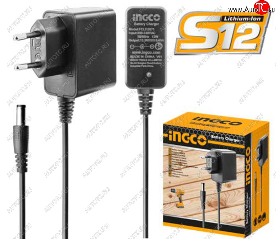 379 р. Устройство зарядное для электроинструмента 12.0В 1.5Ач INGCO INGCO fcli12071  с доставкой в г. Керчь