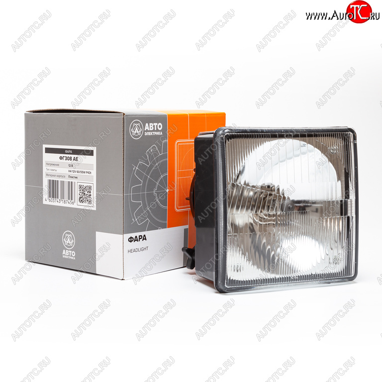 1 289 р. Фара МТЗ передняя квадратная 12V AVTOELECTRICA AVTOELECTRICA фг308 ае  с доставкой в г. Керчь