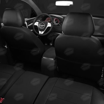 6 699 р. Чехлы сидений для (майка, 11 предм., экокожа) AVTOLIDER Peugeot Boxer 250 (2006-2014) (черные)  с доставкой в г. Керчь. Увеличить фотографию 3
