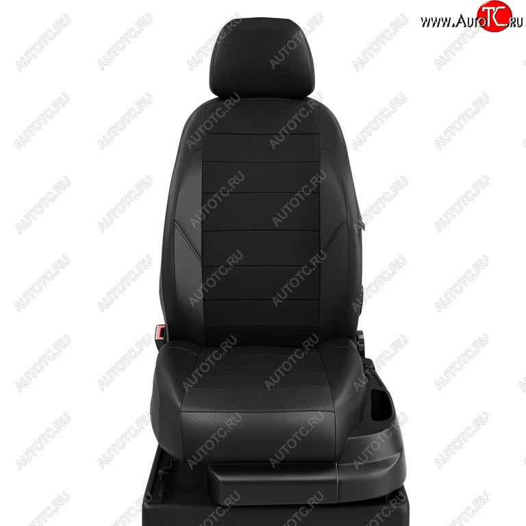 6 699 р. Чехлы сидений для (майка, 11 предм., экокожа) AVTOLIDER Peugeot Boxer 250 (2006-2014) (черные)  с доставкой в г. Керчь