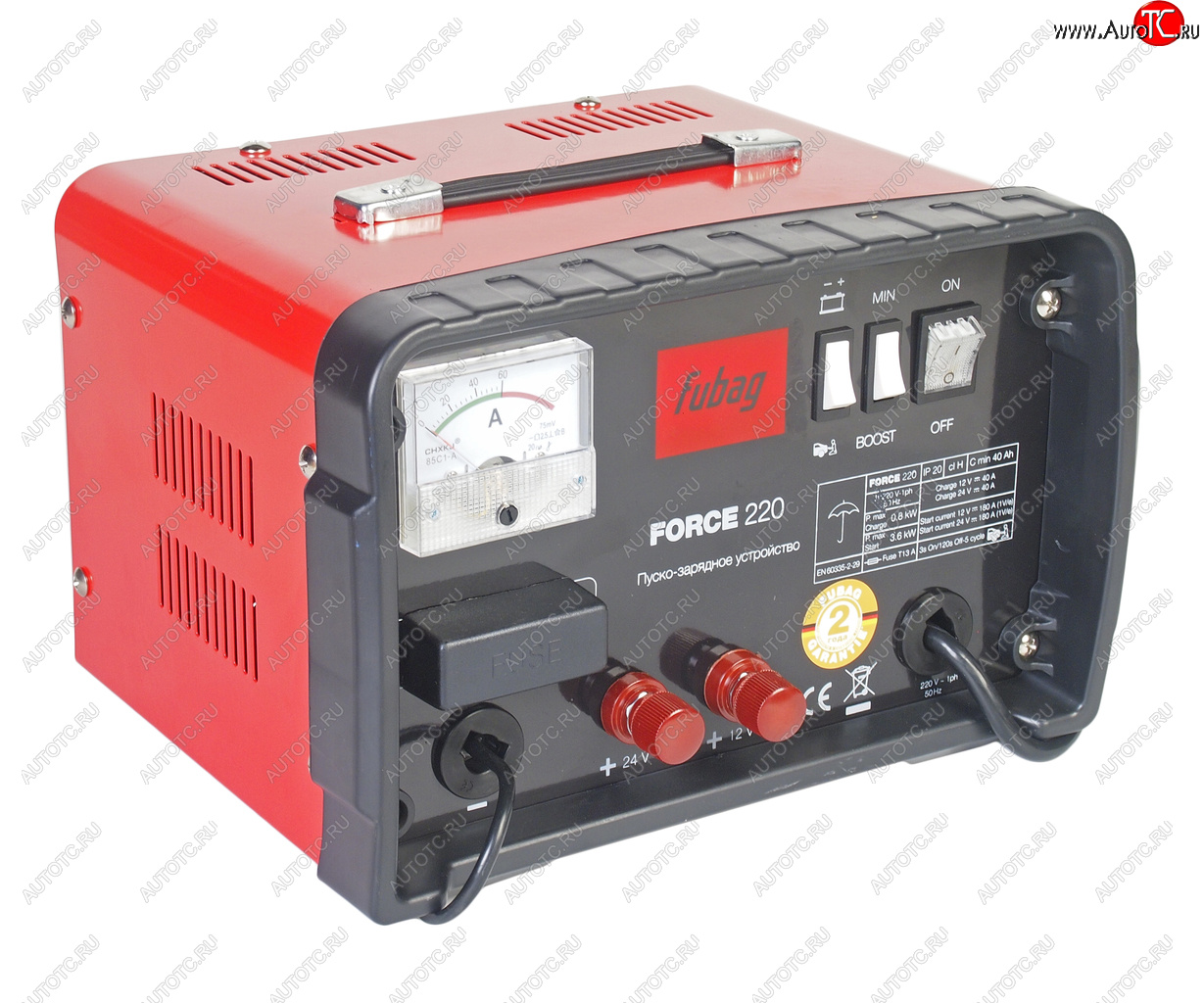 13 999 р. Устройство пуско-зарядное 12-24V40-700Ач180А FUBAG FUBAG force 220  с доставкой в г. Керчь