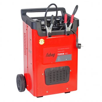 24 999 р. Устройство пуско-зарядное 12-24V50-800Ач360А передвижное FUBAG FUBAG force 420  с доставкой в г. Керчь. Увеличить фотографию 1