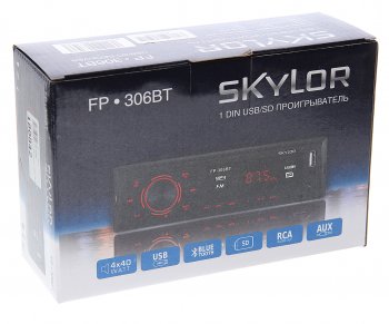 1 549 р. Магнитола автомобильная 1DIN SKYLOR SKYLOR fp-306bt  с доставкой в г. Керчь. Увеличить фотографию 4
