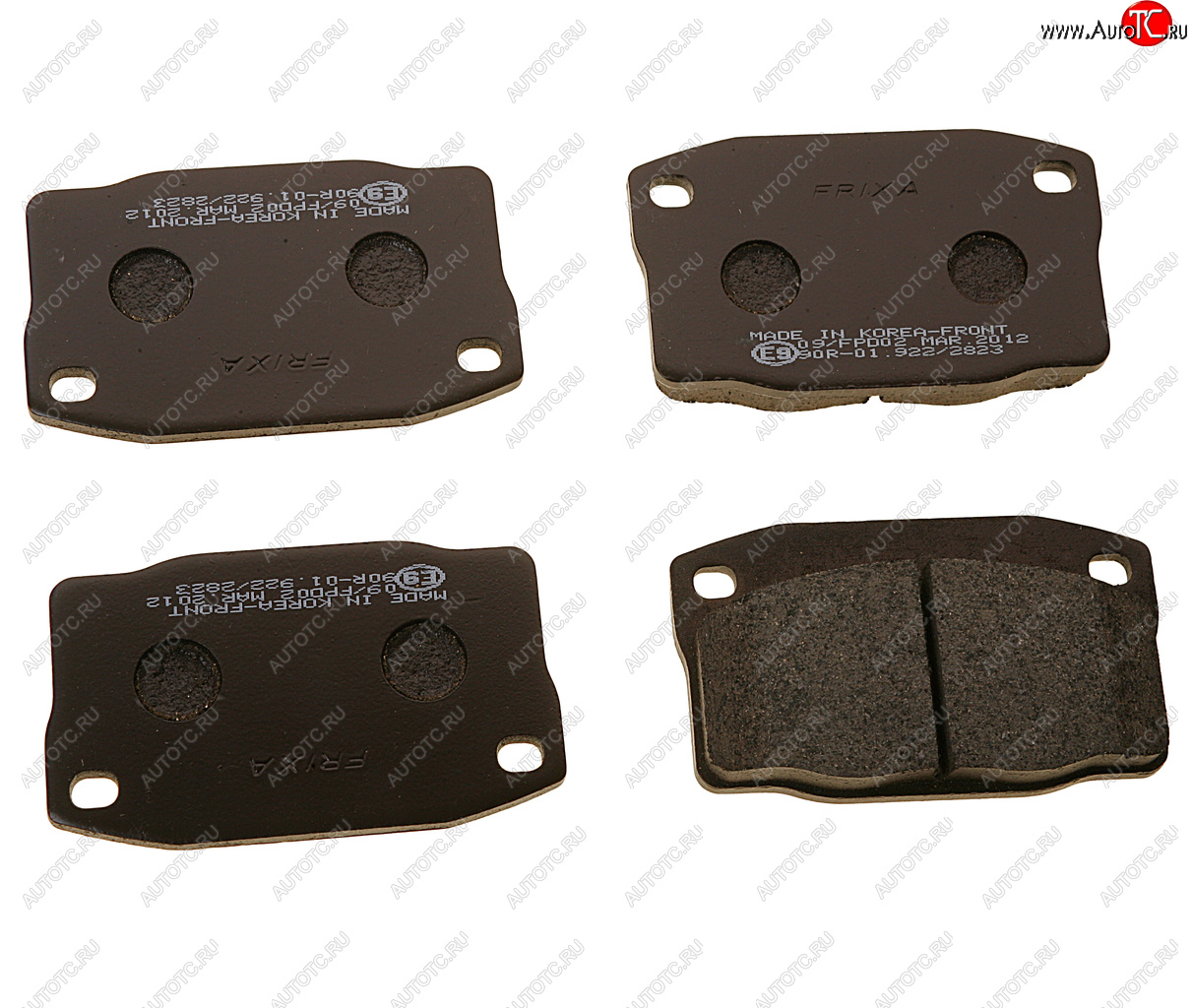 479 р. Колодки тормозные DAEWOO Nexia OPEL Kadett,Omega A,Vectra A передние (шпильки) (4шт.) FRIXA HANKOOK FRIXA fpd02  с доставкой в г. Керчь