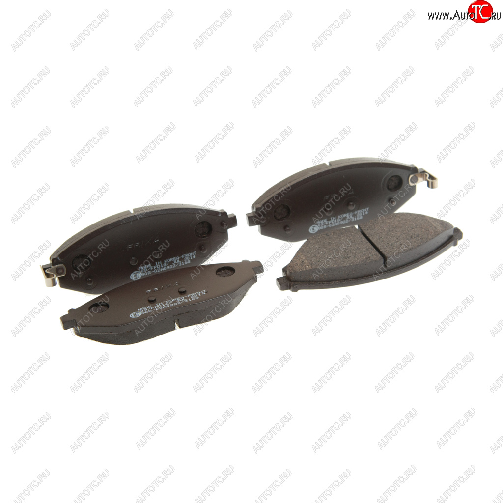 939 р. Колодки тормозные CHEVROLET Spark (10-) передние (4шт.) FRIXA HANKOOK FRIXA fpd18 HANKOOK FRIXA fpd18  с доставкой в г. Керчь