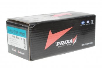 2 659 р. Колодки тормозные передние (4шт.) HANKOOK FRIXA Honda Civic FK,FN хэтчбэк 5 дв. дорестайлинг (2005-2008)  с доставкой в г. Керчь. Увеличить фотографию 2