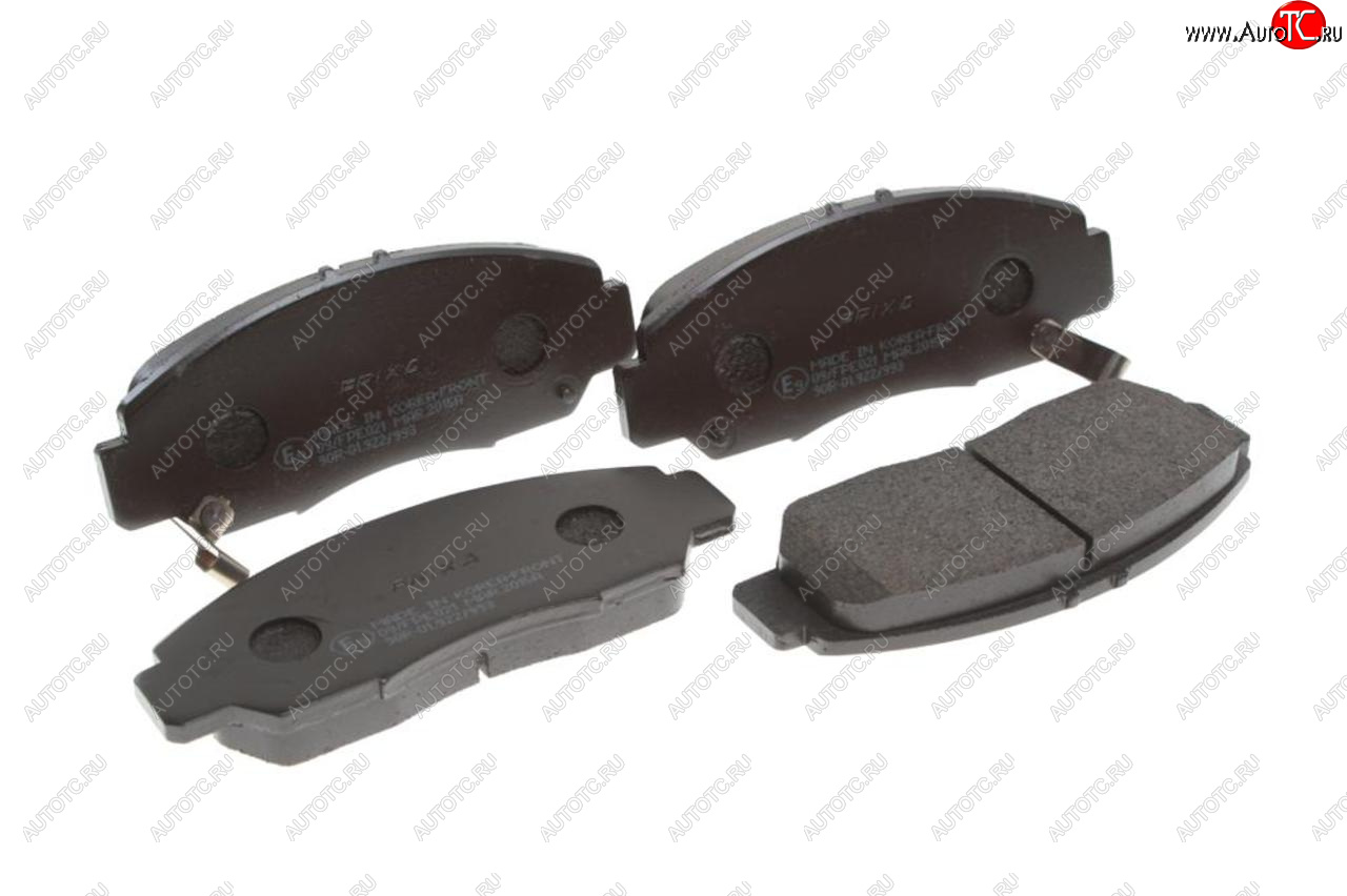 2 659 р. Колодки тормозные передние (4шт.) HANKOOK FRIXA Honda Civic FK,FN хэтчбэк 5 дв. дорестайлинг (2005-2008)  с доставкой в г. Керчь