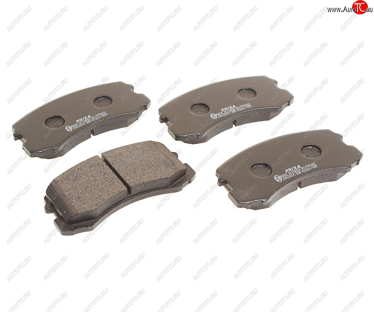 499 р. Колодки тормозные передние (4шт.) HANKOOK FRIXA Mitsubishi Lancer 9 CS универсал 2-ой рестайлинг (2005-2009)  с доставкой в г. Керчь