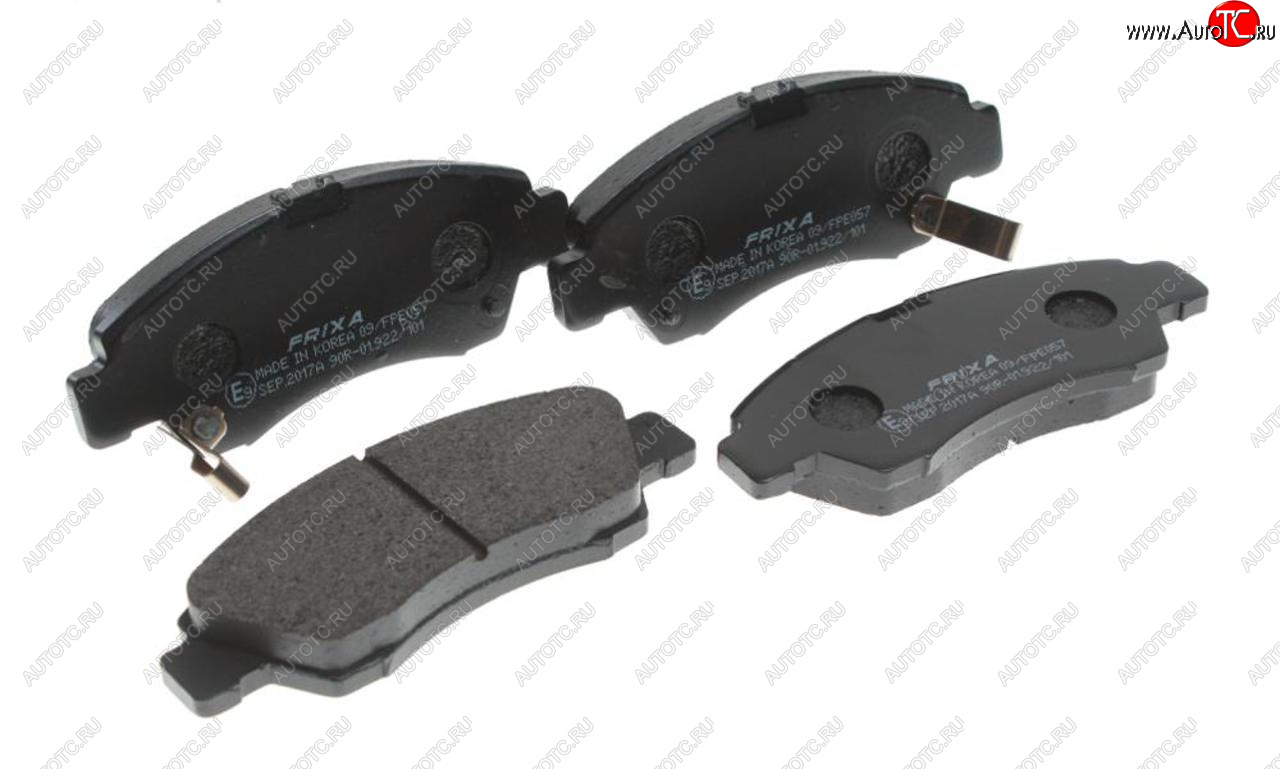 649 р. Колодки тормозные передние (4шт.) HANKOOK FRIXA Honda Civic EJ,EK,EM седан дорестайлинг (1995-1998)  с доставкой в г. Керчь