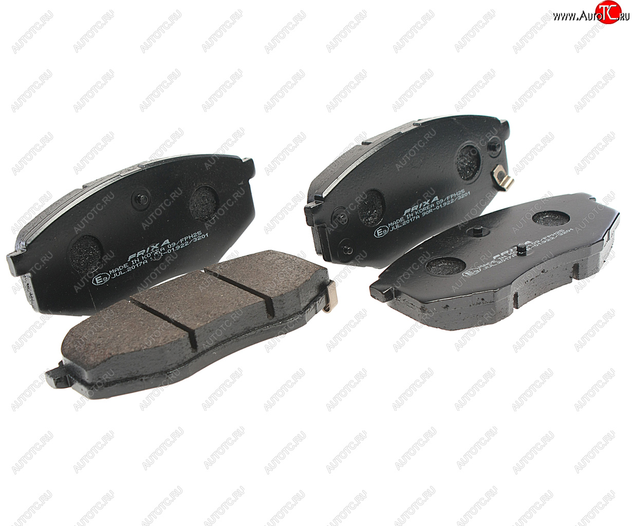 739 р. Колодки тормозные передние (4шт.) HANKOOK FRIXA KIA Carens UN (2006-2013)  с доставкой в г. Керчь