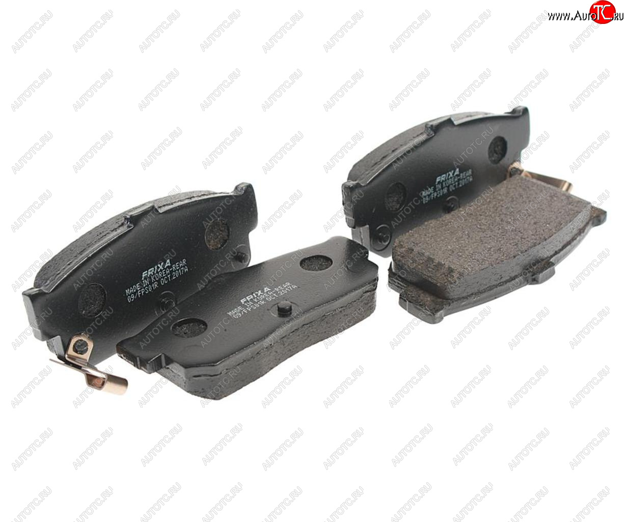 879 р. Колодки тормозные задние (4шт.) HANKOOK FRIX Nissan Almera N15 хэтчбэк 5 дв. рестайлинг (1998-2000)  с доставкой в г. Керчь