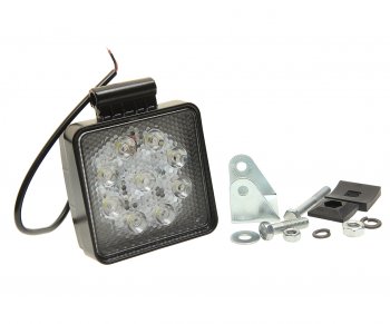 Фара рабочего света МТЗ 3100 lm LED 27w30(93w) квадр.корпус,узкий луч РК РУСЛАН-КОМПЛЕКТ фр-230