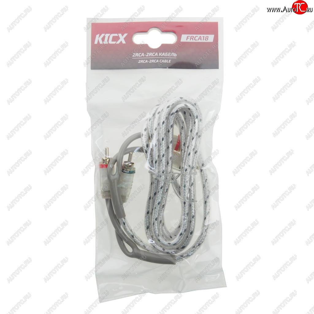 529 р. Кабель RCA 2х2 1.8м KICX KICX frca18  с доставкой в г. Керчь
