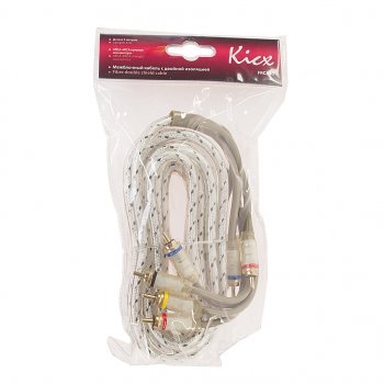 Кабель RCA 4х4 5м KICX KICX frca45