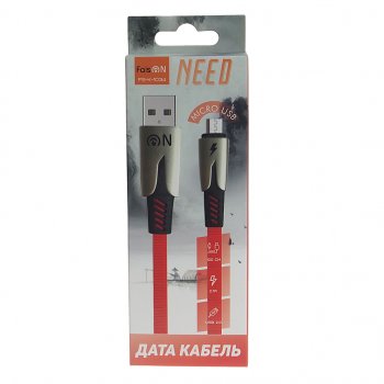 195 р. Кабель micro USB 1м FAISON FAISON fs-k-1034 need red  с доставкой в г. Керчь. Увеличить фотографию 2