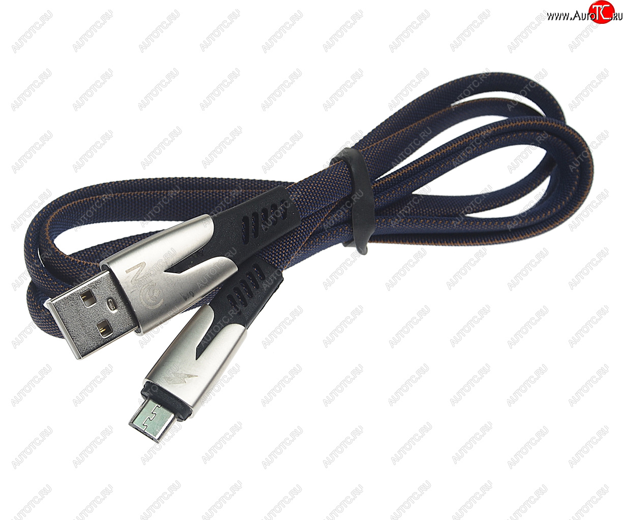 195 р. Кабель micro USB 1м FAISON FAISON fs-k-1035 need blue  с доставкой в г. Керчь