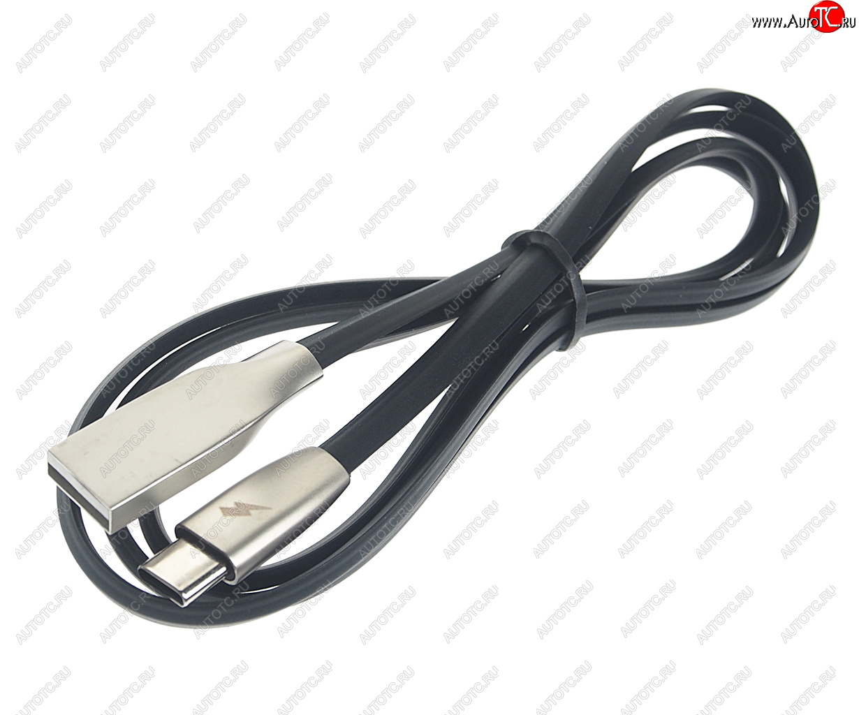 193 р. Кабель USB Type C 1м FAISON FAISON fs-k-1044 even black  с доставкой в г. Керчь