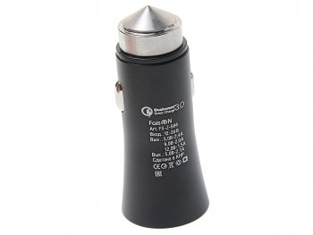 499 р. Устройство зарядное в прикуриватель 2USB 12V Quick Charge EARLDOM EARLDOM fs-z-588 black  с доставкой в г. Керчь. Увеличить фотографию 2