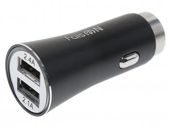 499 р. Устройство зарядное в прикуриватель 2USB 12V Quick Charge EARLDOM EARLDOM fs-z-588 black  с доставкой в г. Керчь. Увеличить фотографию 1
