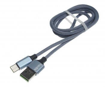 190 р. Кабель USB Type C 1м FAISON FAISON fx21 grey  с доставкой в г. Керчь. Увеличить фотографию 1