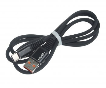 196 р. Кабель USB Type C 1м FAISON FAISON fx24 time black  с доставкой в г. Керчь. Увеличить фотографию 1
