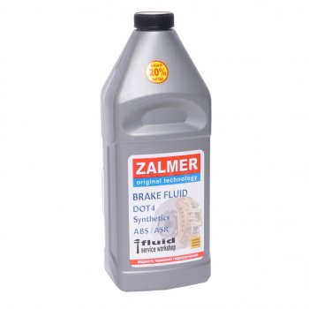 Жидкость тормозная DOT-4 0.910кг ZALMER ZALMER fz400910