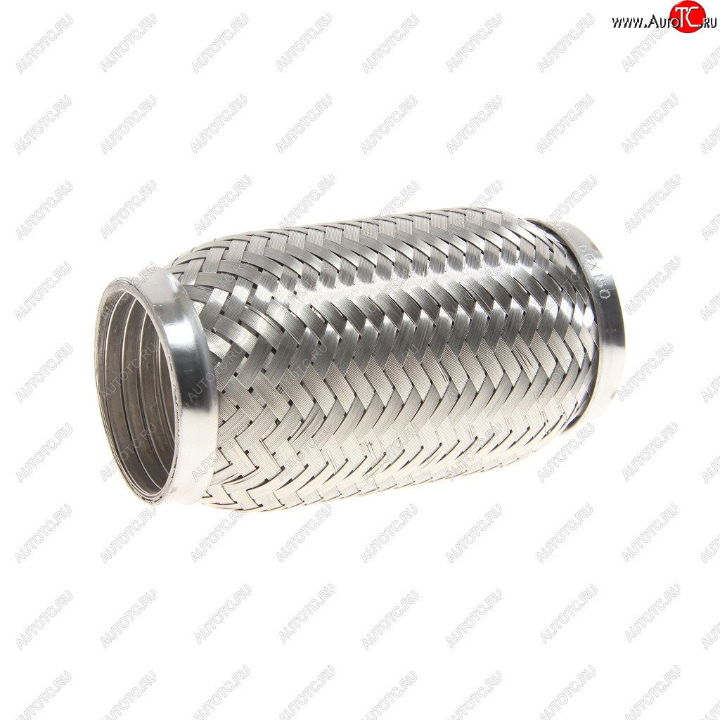 1 059 р. Гофра глушителя 60x150 в 3-ой оплетке interlock нержавеющая сталь GARDE GARDE g60150  с доставкой в г. Керчь