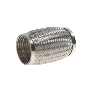 Гофра глушителя 76x150 в 3-ой оплетке interlock нержавеющая сталь GARDE GARDE g76150