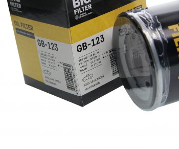 399 р. Фильтр масляный VW Golf (12-),Polo (12-) AUDI A3 (12-) SEAT Leon SKODA Octavia BIG FILTER BIG FILTER gb-123  с доставкой в г. Керчь. Увеличить фотографию 2