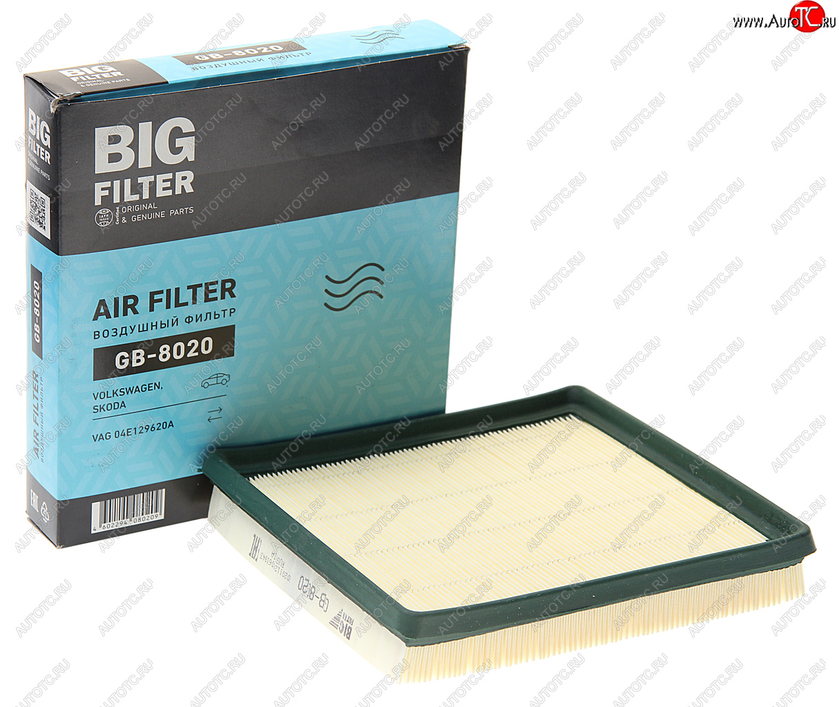 799 р. Фильтр воздушный салона BIG FILTER  Skoda Octavia  A7 (2012-2017), Volkswagen Golf  7 (2012-2017)  с доставкой в г. Керчь