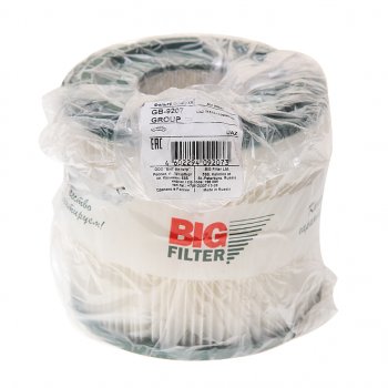 859 р. Элемент фильтрующий УАЗ-469,3151 воздушный низкий BIG FILTER BIG FILTER gb-9207  с доставкой в г. Керчь. Увеличить фотографию 1