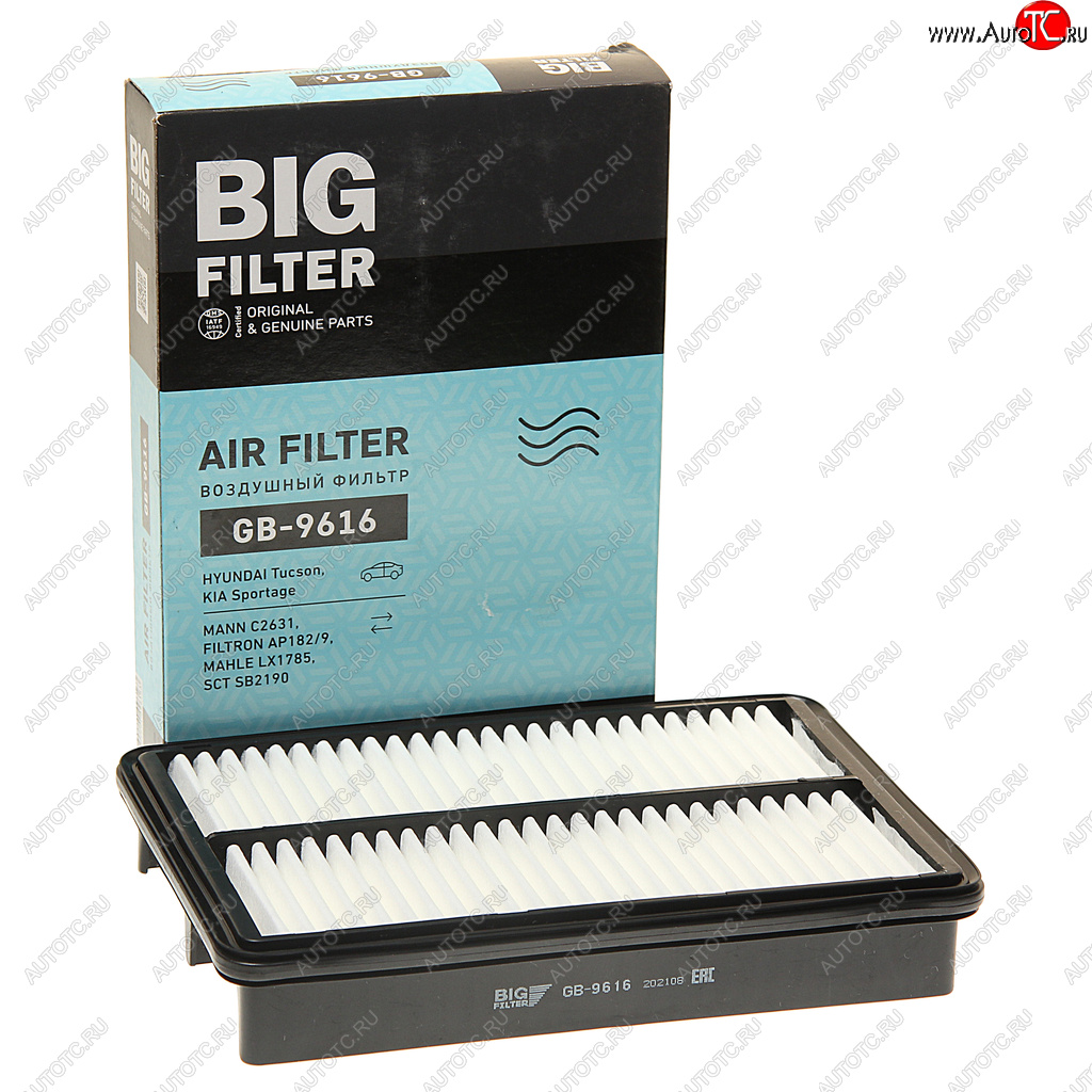 549 р. Фильтр воздушный салона BIG FILTER  Hyundai Tucson ( JM,  LM,  TL,  NX4) (2004-2022), KIA Sportage ( 2 JE,KM,  3 SL,  4 QL,  5 NQ5) (2004-2025)  с доставкой в г. Керчь