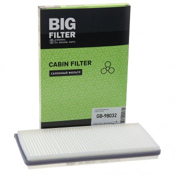 Фильтр воздушный салона BIG FILTER ГАЗ ГАЗель  3302,Бизнес (2010-2025) 2-ой рестайлинг шасси ((новая панель))