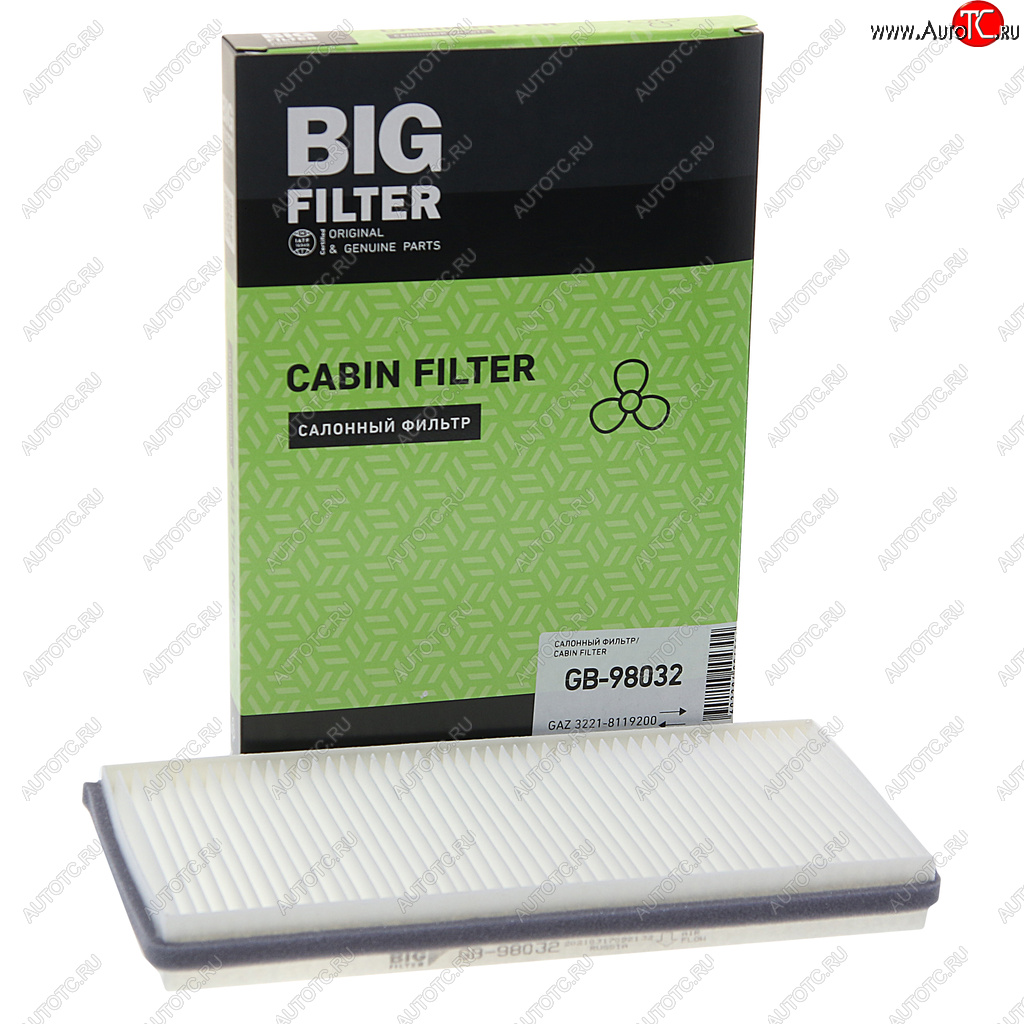 569 р. Фильтр воздушный салона BIG FILTER  ГАЗ ГАЗель  3302,Бизнес (2010-2025) 2-ой рестайлинг шасси ((новая панель))  с доставкой в г. Керчь