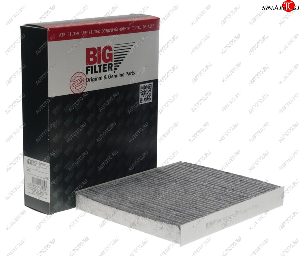 679 р. Фильтр воздушный салона ГАЗель Next,УРАЛ Next угольный BIG FILTER BIG FILTER gb-9972c  с доставкой в г. Керчь