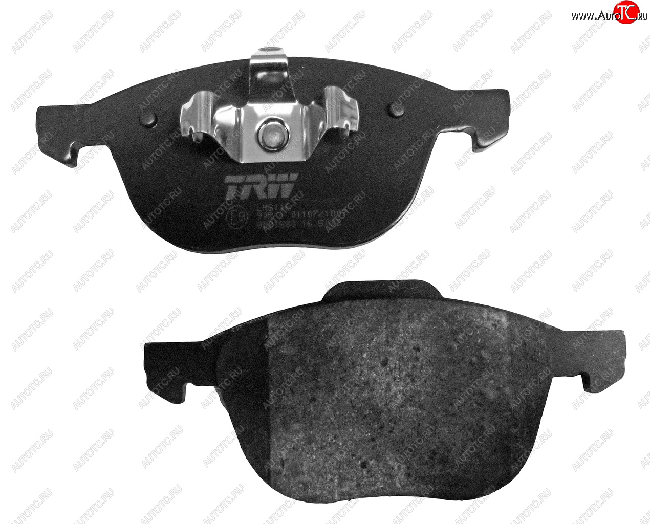 3 589 р. Комплект передних колодок дисковых тормозов TRW Ford Focus 2 хэтчбэк 3 дв. рестайлинг (2007-2011)  с доставкой в г. Керчь