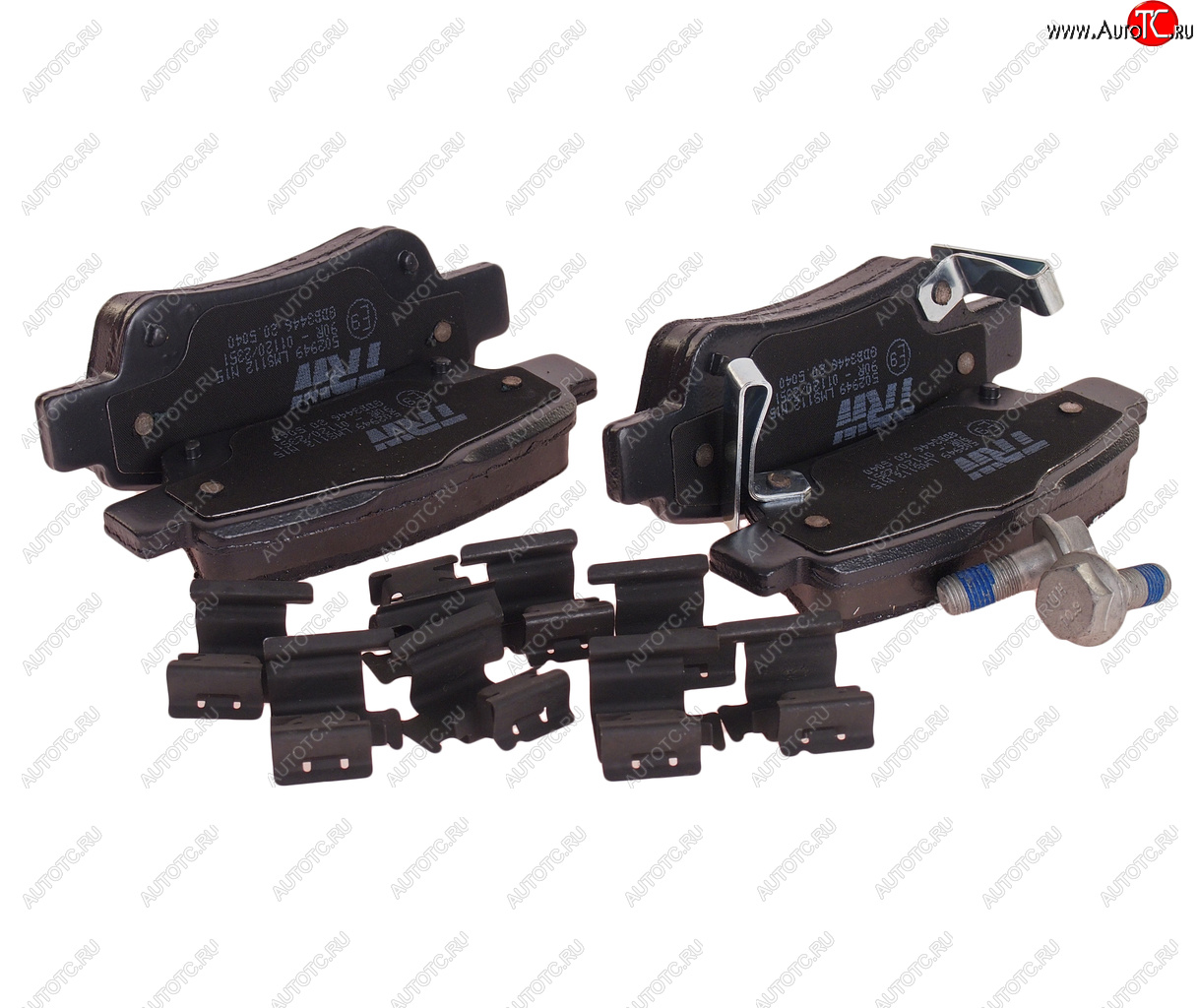 4 849 р. Колодки тормозные задние (4шт.) TRW Honda CR-V RE1,RE2,RE3,RE4,RE5,RE7 дорестайлинг (2007-2010)  с доставкой в г. Керчь