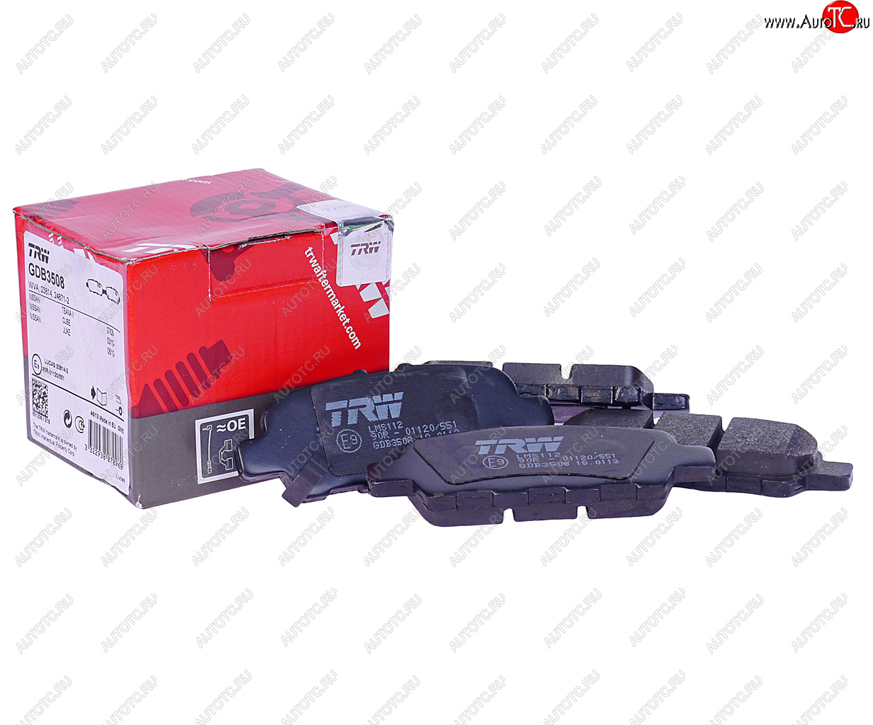 2 879 р. Колодки тормозные задние (4шт.) TRW Nissan Juke 2 F16 (2019-2025)  с доставкой в г. Керчь