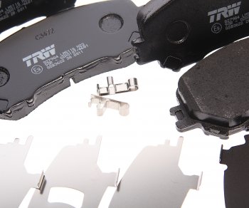4 649 р. Колодки тормозные передние (4шт.) TRW Nissan Qashqai 2 J11 дорестайлинг (2013-2019)  с доставкой в г. Керчь. Увеличить фотографию 2