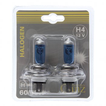 589 р. Лампа 12V H4 6055W P43t +50% блистер (2шт.) GANZ GANZ gip06053  с доставкой в г. Керчь. Увеличить фотографию 1