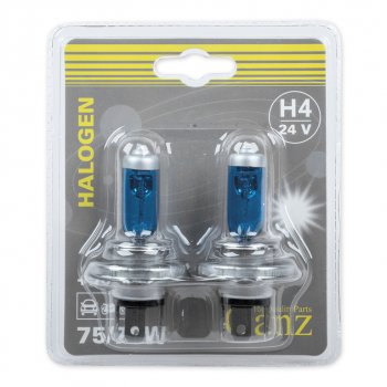 439 р. Лампа 24V H4 7570W P43t +50% блистер (2шт.) GANZ GANZ gip06055  с доставкой в г. Керчь. Увеличить фотографию 2